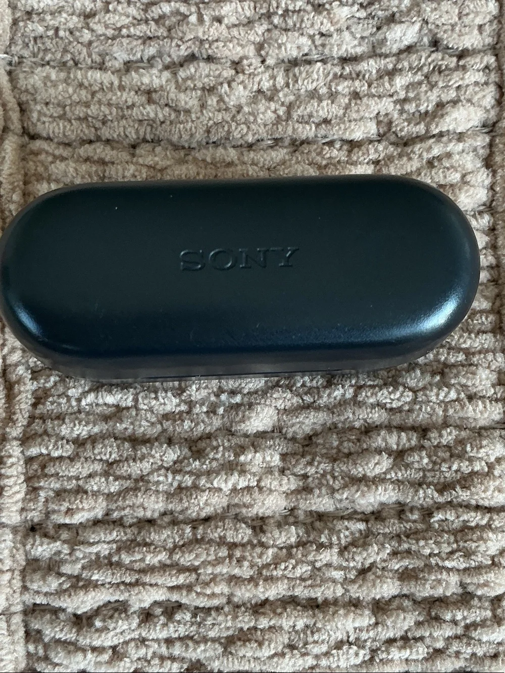 Sony Black Wireless Earbuds Charging Case